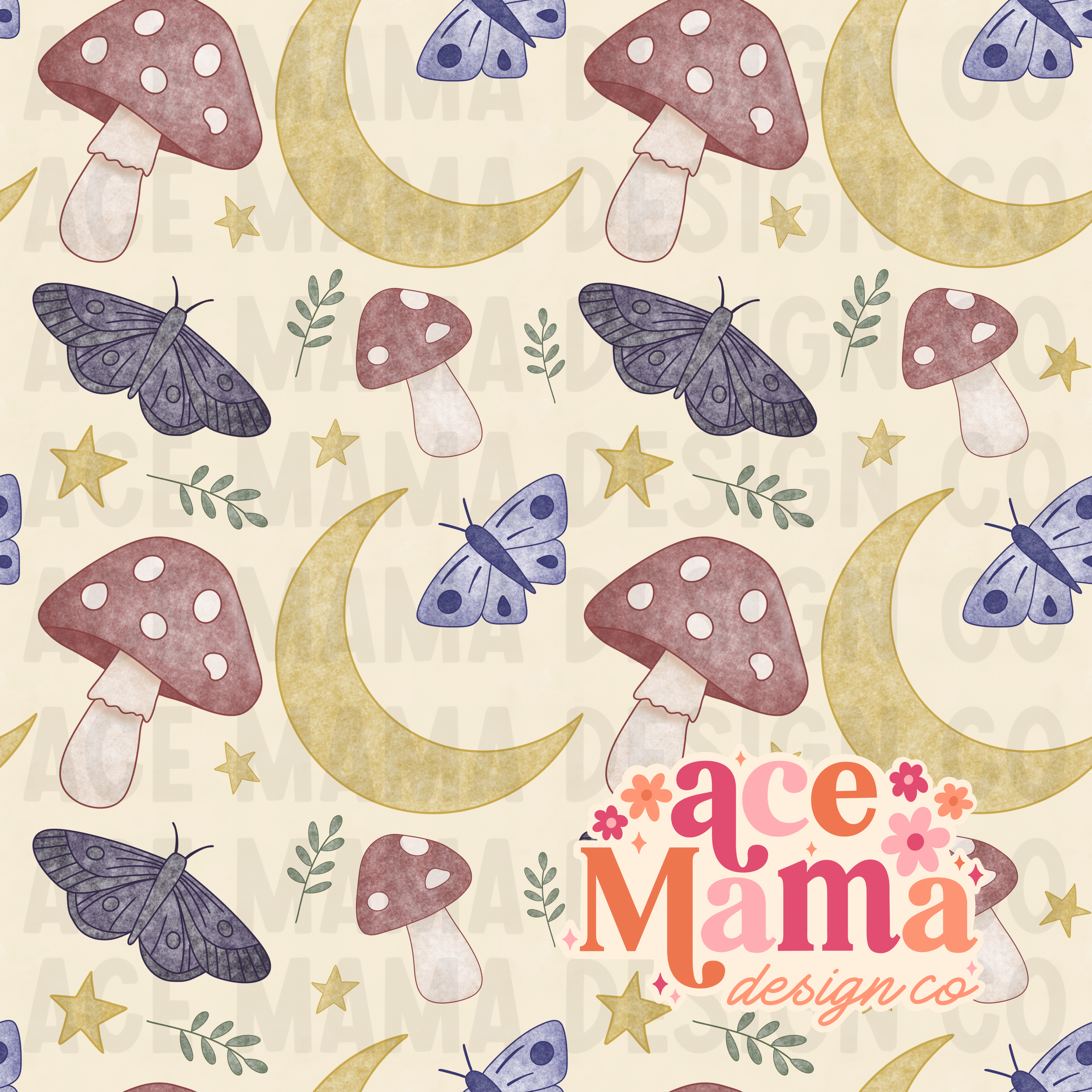 Moths + Mushrooms