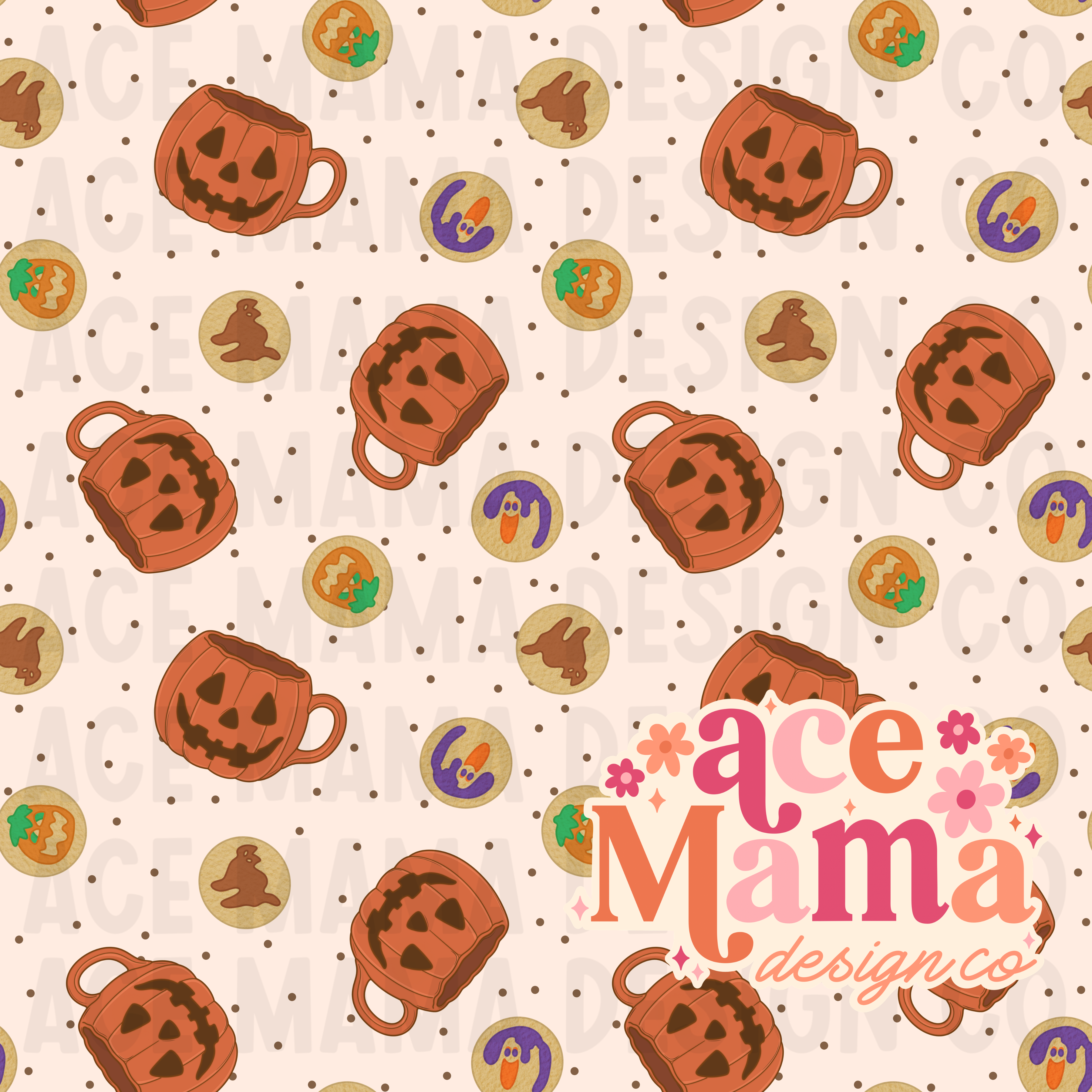 Spooky Treats Seamless