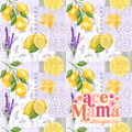 Lemon + Lavender Seamless