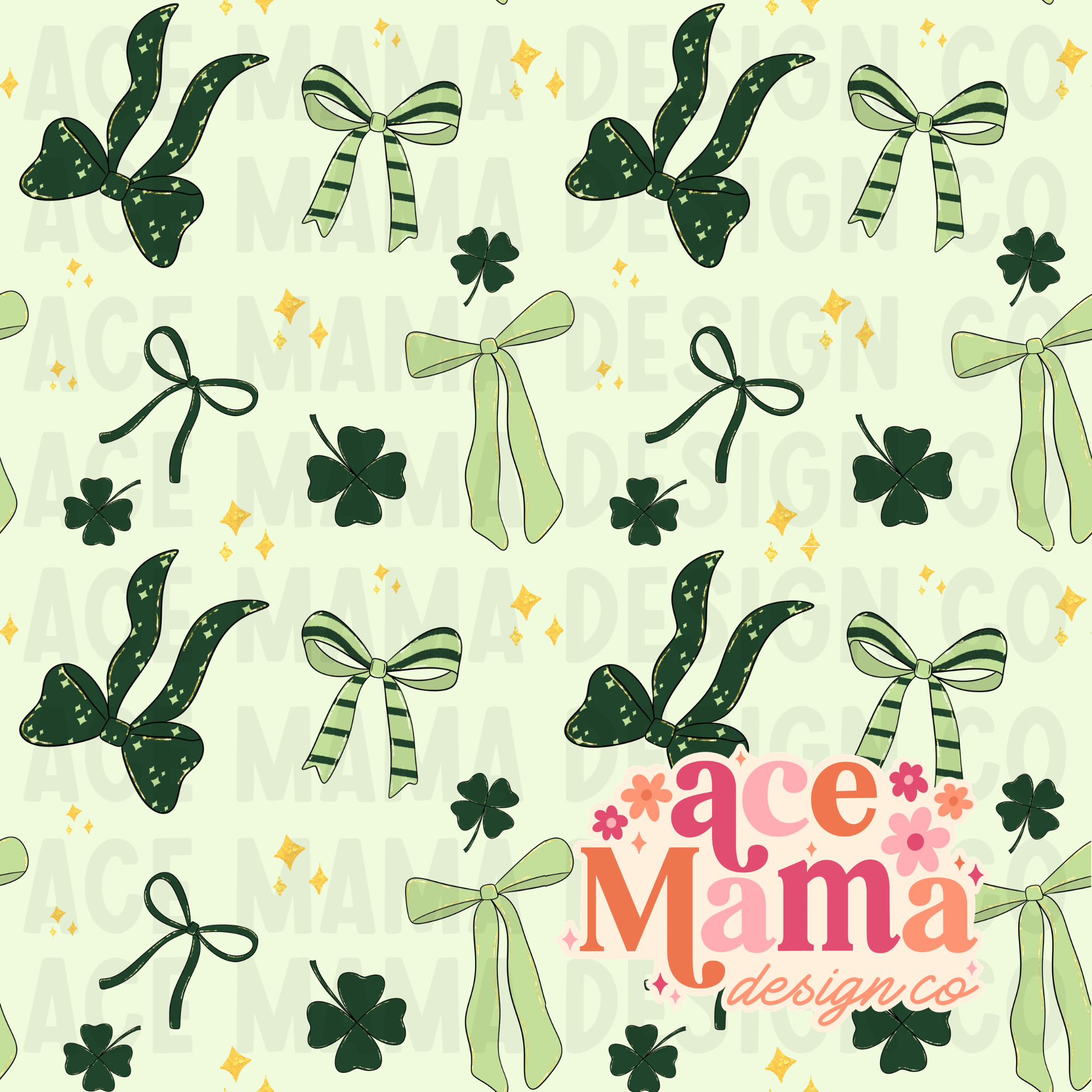 Lucky Bows Seamless