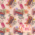 Floral Bookish Seamless