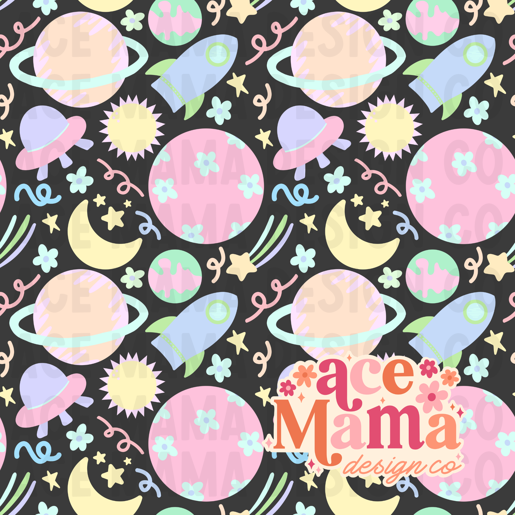 Space Doodles Seamless