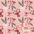 Christmas Candy Canes w/ 2 cords