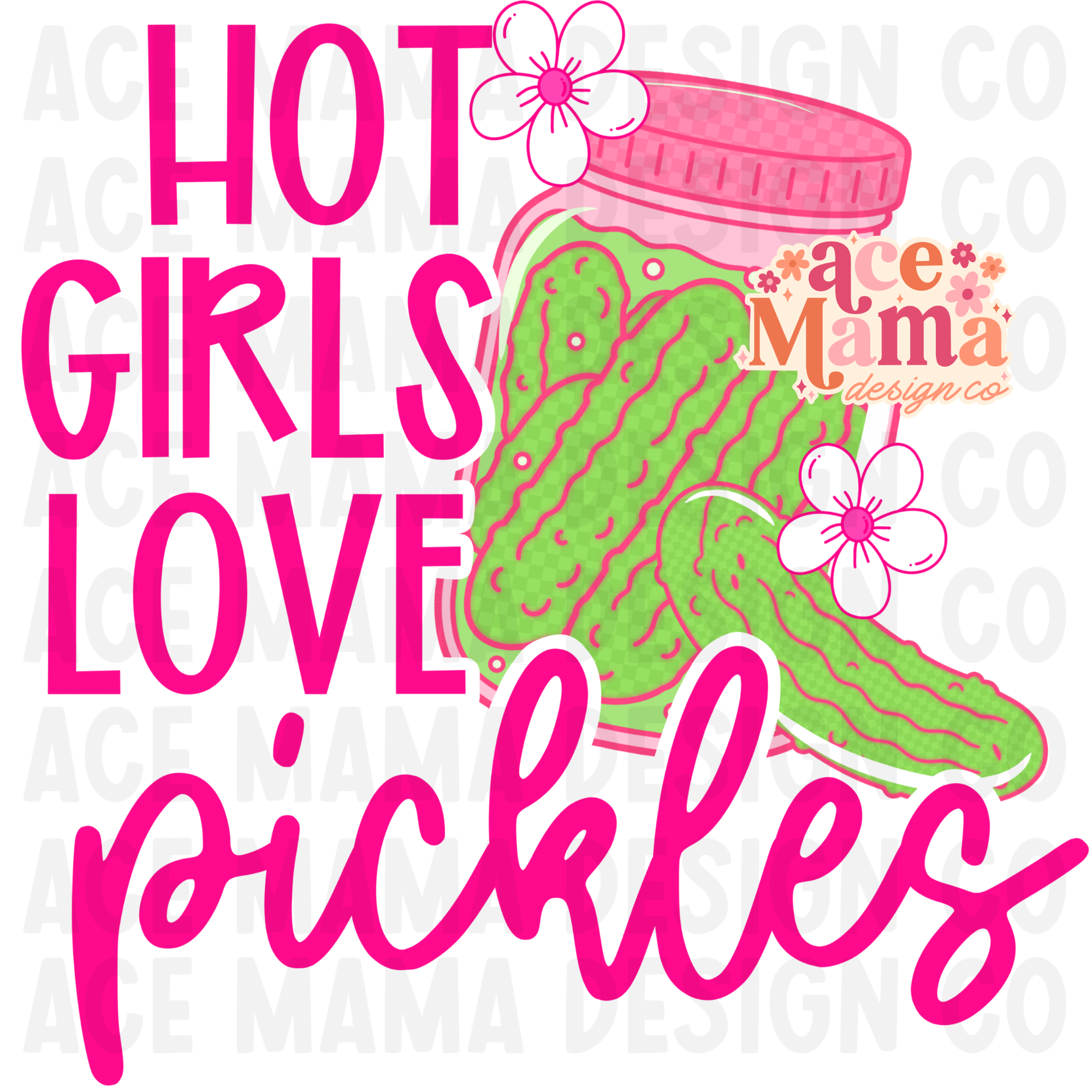 Hot girls love pickles PNG